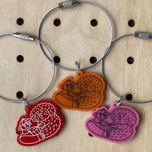 みらい市場 × SAKIPON × TERACE　オリジナルキーホルダー　ワイヤータイプ