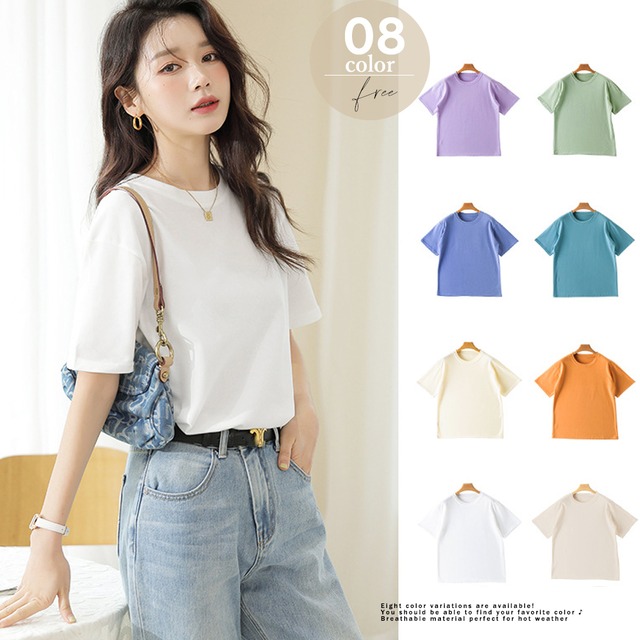 Tシャツ 半袖 無地tシャツ カットソー