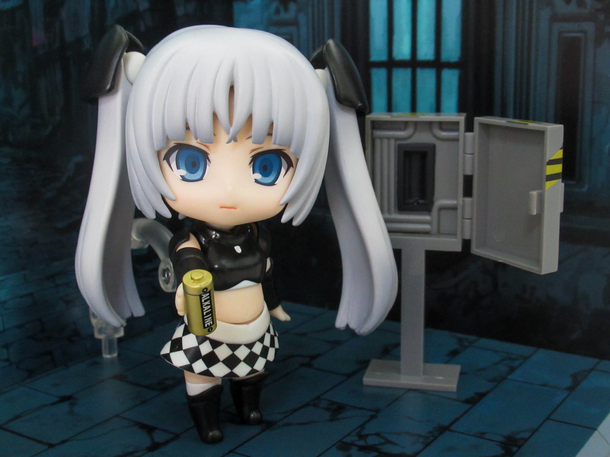 ねんどろいど ミス・モノクローム Poker Face Black ver.　 (ABS&PVC塗装済み可動フィギュア) qqffhab 406b】 ミス・モノクローム Poker Face Black ver. 髪パーツ