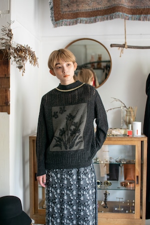 YUKISHIMANE Violet Jacquard Sweater