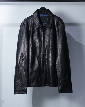 【Caka BLACK】“WILSONS LEATHER” Vintage Loose Zip Up Leather Jacket