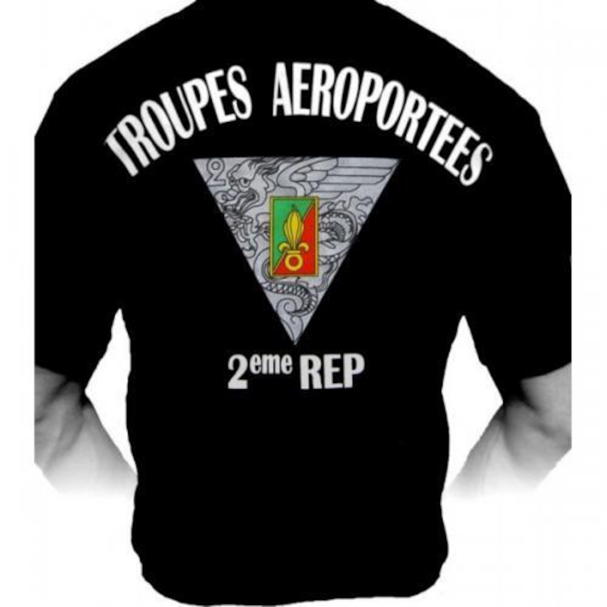 フランス軍外人部隊第2REP Tシャツ Tee (BLK) SG | デポ・リュテス