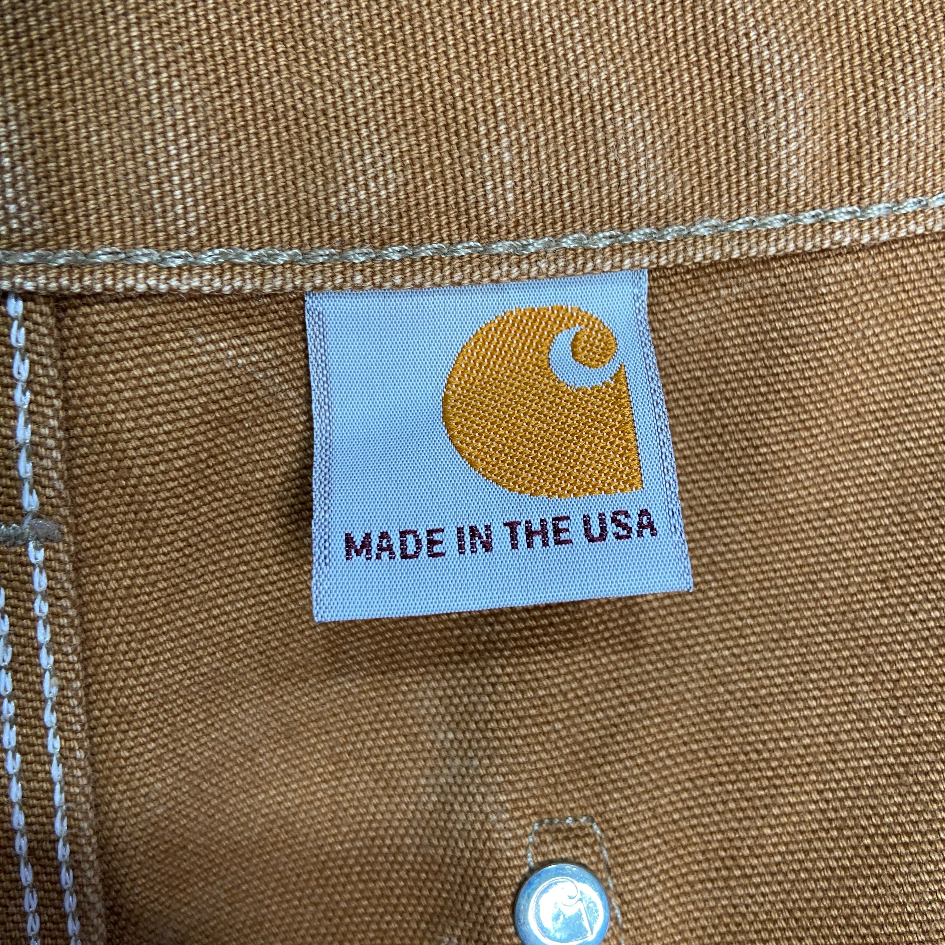 カーハート ダブルニー メイドインUSA　W34L30 USA製 カーハート ダブルニーダックペインターパンツ フェード W34L30