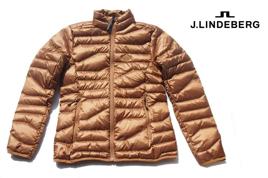 ジェイリンドバーグ|J.LINDEBERG|ライトダウンジャケット|レディース|S|zip-up high-neck padded jacket