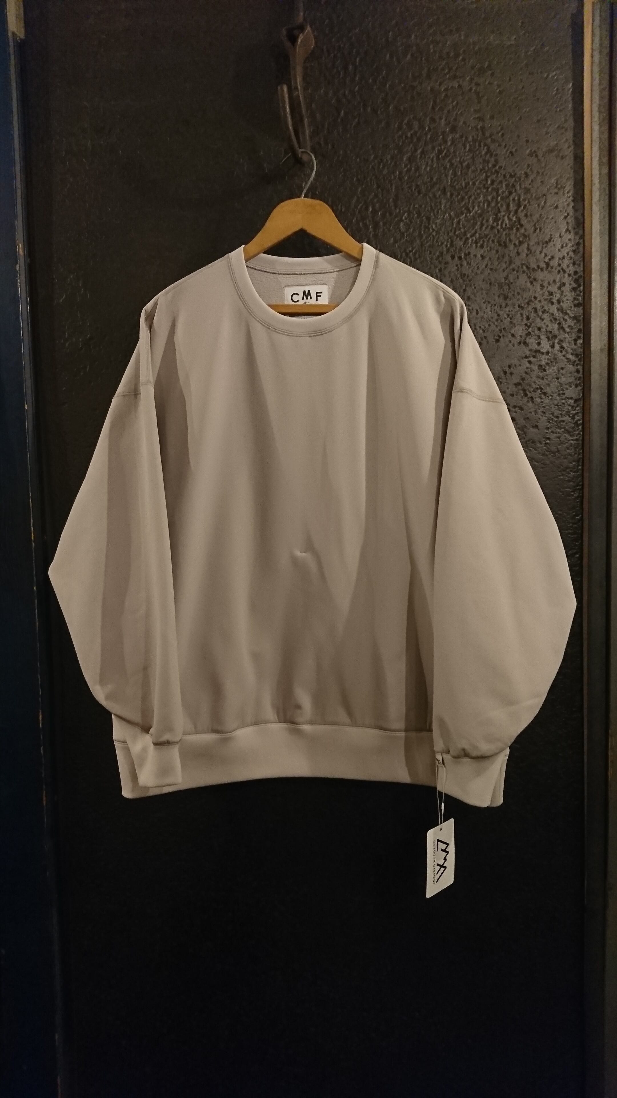 COMFY CMF OUTDOOR GARMENT "RW CREW NECK" Greige Color