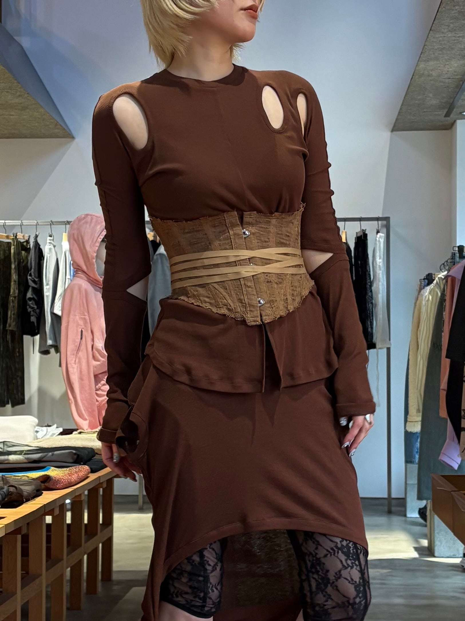 【25SS】MUKCYEN ムッシャン /belt du-dou dress MUKCYEN / ムッシャン | TRENT online