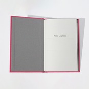 Multi-log note - 【ドット方眼・五段階評価】北欧グリーン / A6変形 / ハードカバーノート