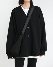 Button front oversized cardigan L0140