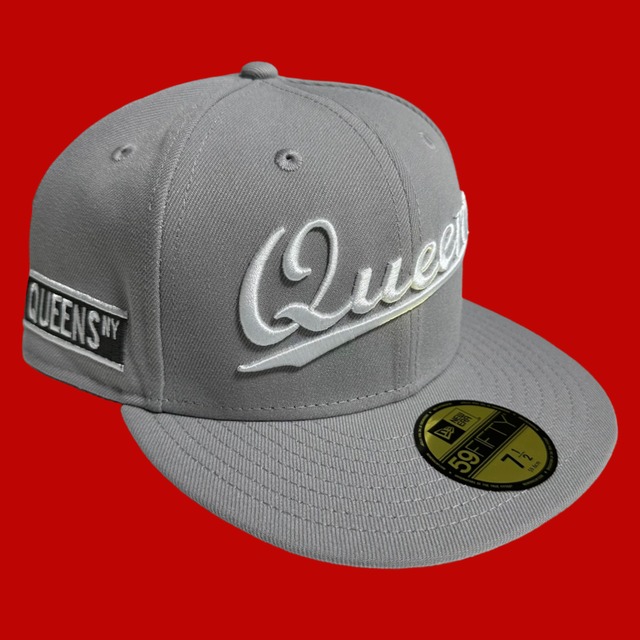 Queens Queens NY New Era 59Fifty Fitted / Gray (Gray Brim)