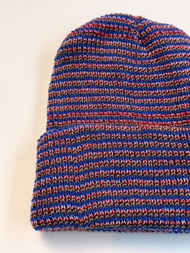 USA製 Deadstock!! Multi Color Acrylic Beanie made in USA