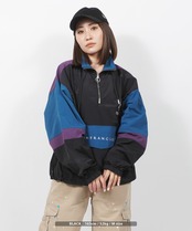 ＼SALE／◆ナイロン ハーフジップ ブルゾン◆wi-453063