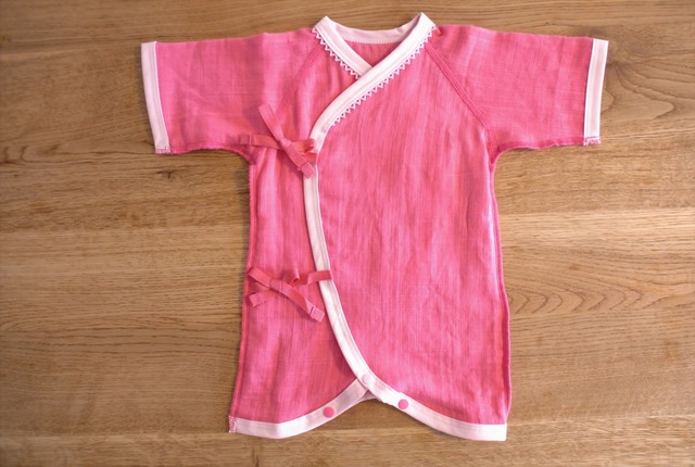 低出生体重児（未熟児）コンビ肌着　４０～５０サイズ　ピンク