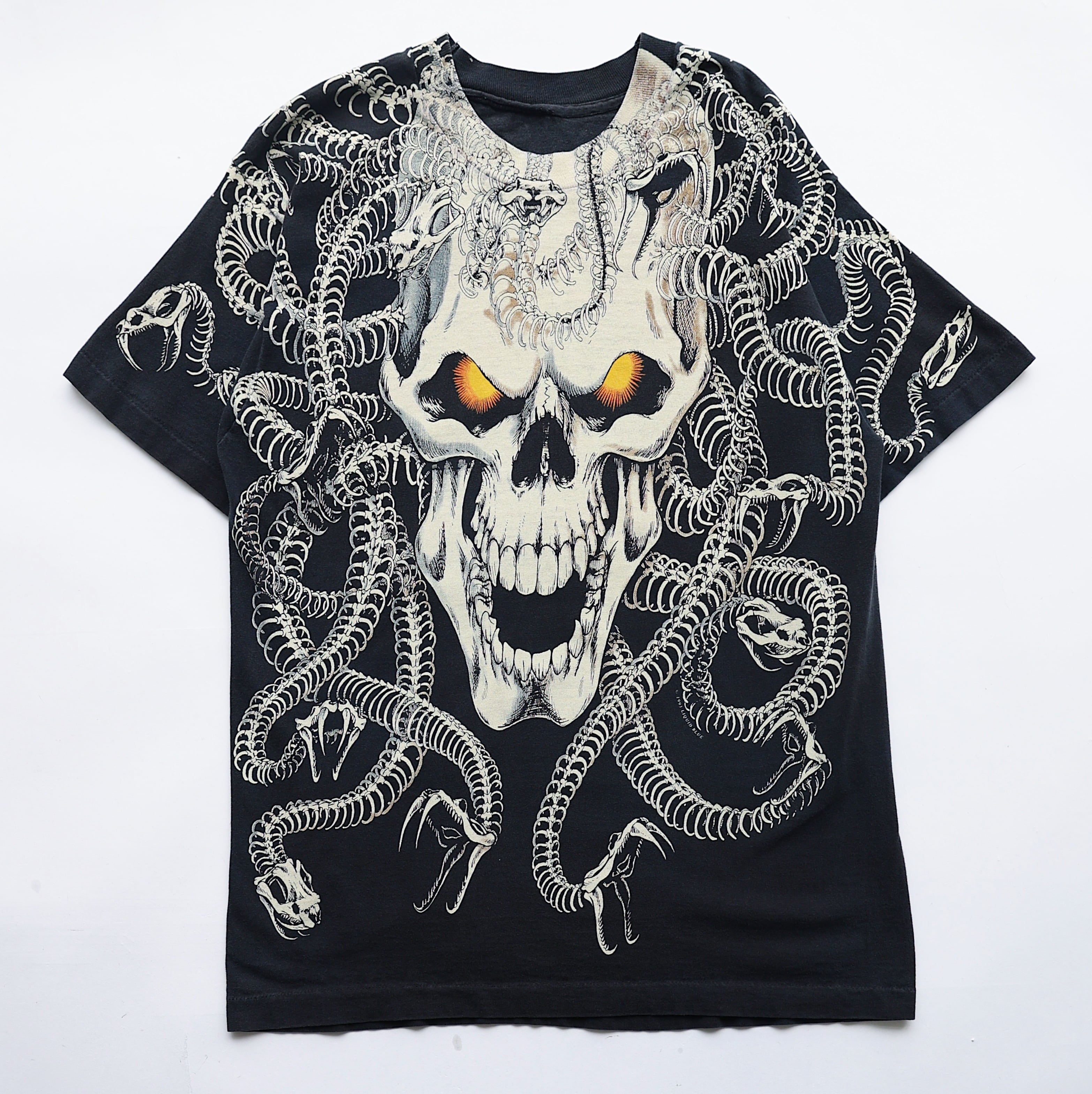1993 LIQUID BLUE SKULL MEDUSA TSHIRT