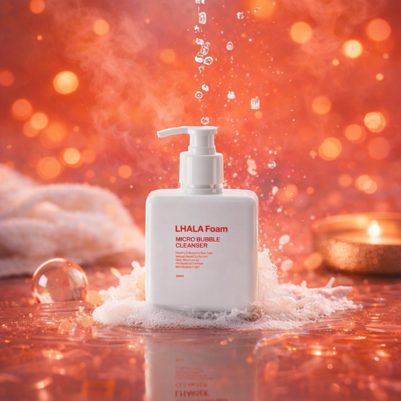 LHALA（ララピール）ララフォームマイクロバブル洗顔フォーム300ml