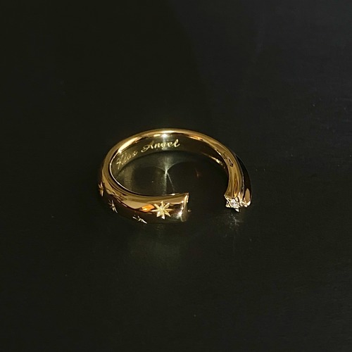 K18 Moon&Stars Ring
