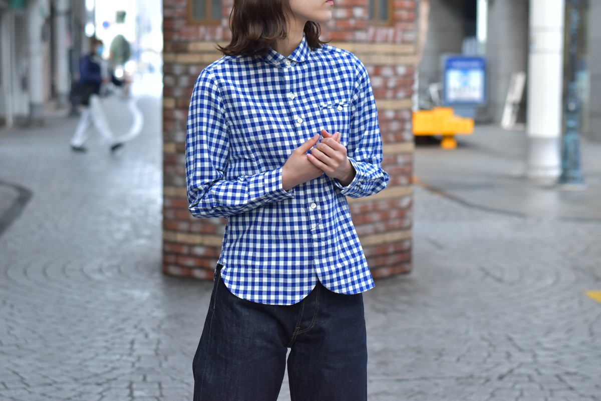 maillot】sunset big gingham work shirts | theater(シアター)