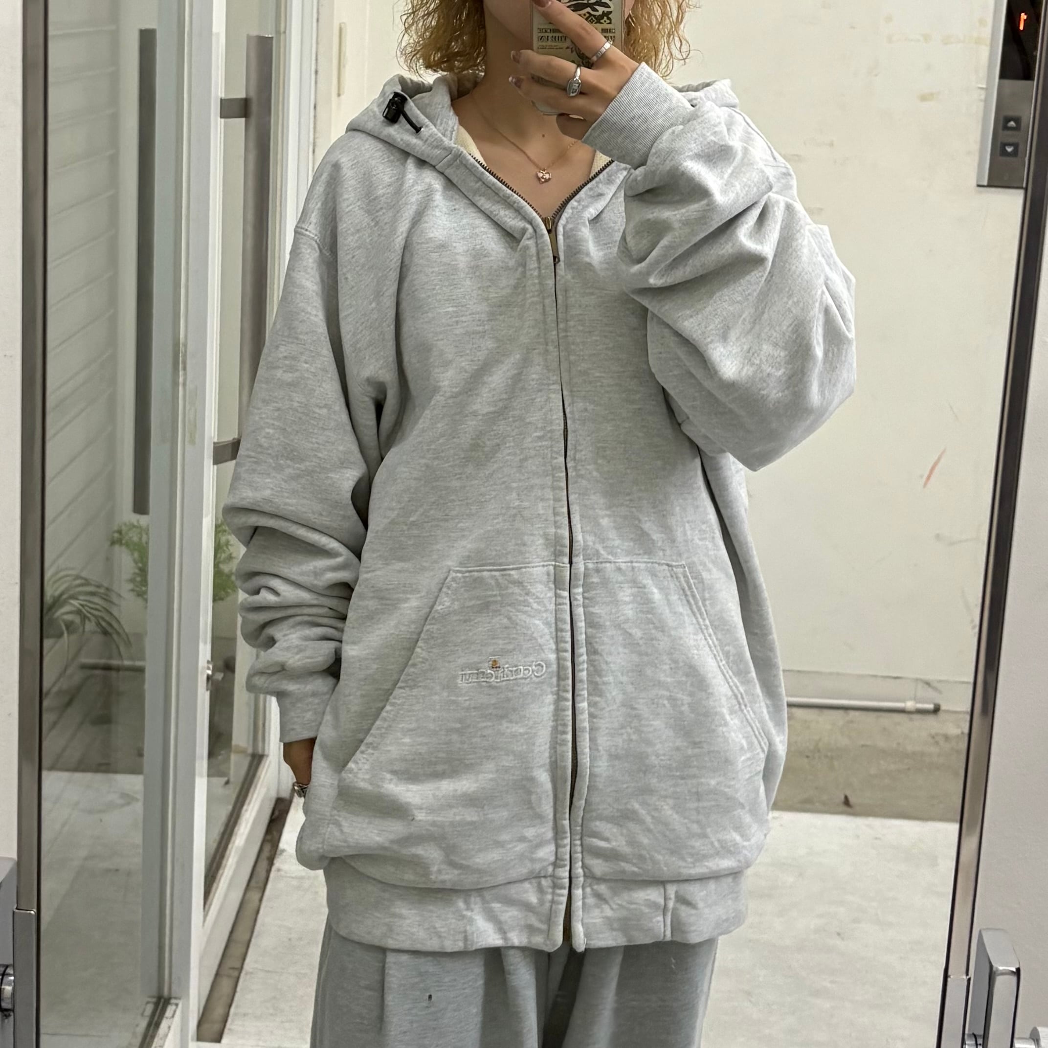 carhartt ジップパーカー　グレー系 Carhartt/カーハート】ジップパーカー | 古着屋KAKAVAKA