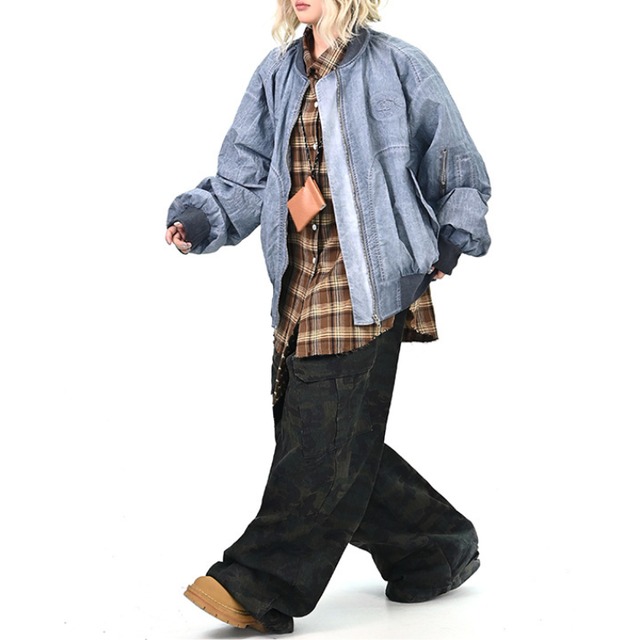 fade design blouson　フェードデザインブルゾン　J1419