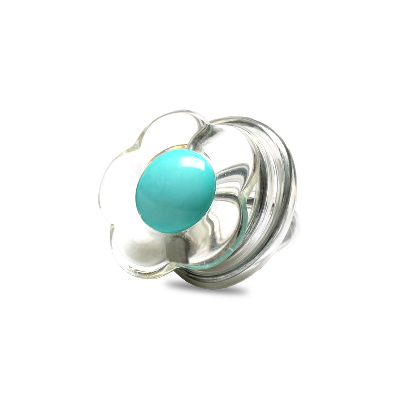 FLEUR RING - Turquoise Clear | ULTD ONLINE SHOP