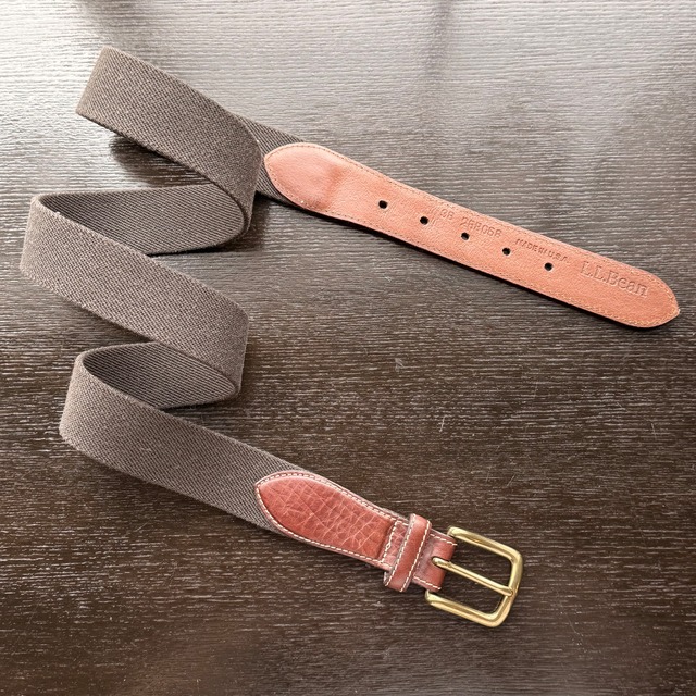 USA製 L.L.Bean Comfort Waist Belt W38 made in USA
