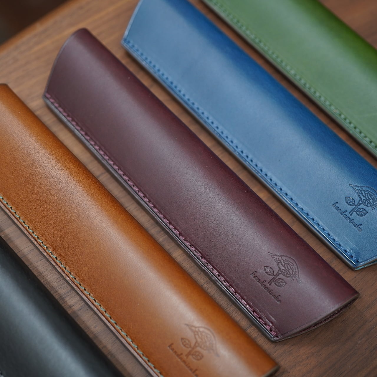 カンダミサコ 大サイズ・筒型1本挿しペンシース（万年筆ケース