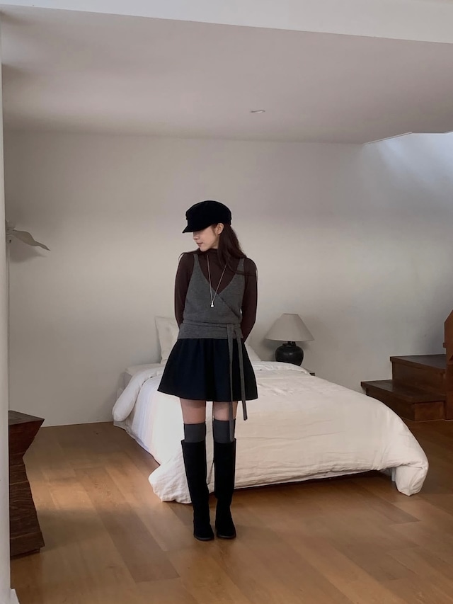 (予約) miel / Delly wrap bustier 4color