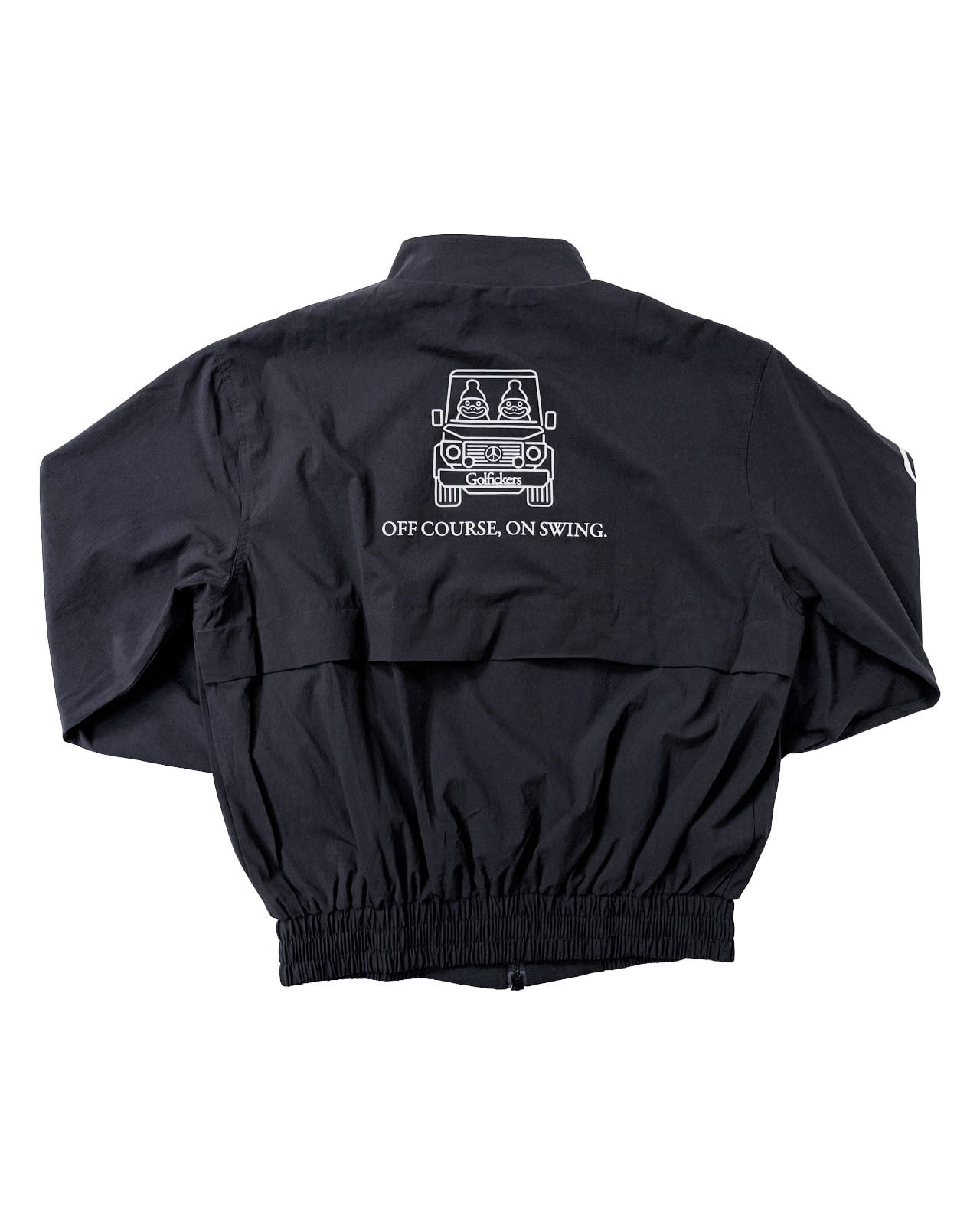 HOLE 596] Stretch Jacket -Black- | Golfickers