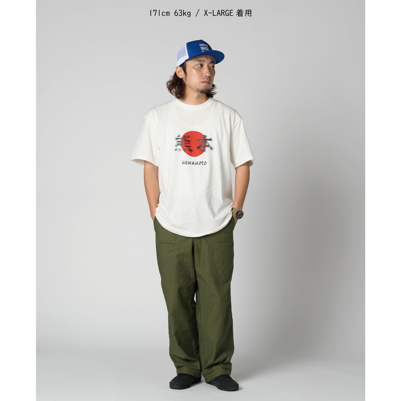 【DARGO】"熊本漢字" T-shirt（2color）