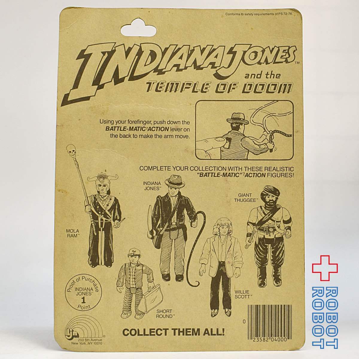 Ljn インディ・ジョーンズ 魔宮の伝説 モラ・ラム アクション