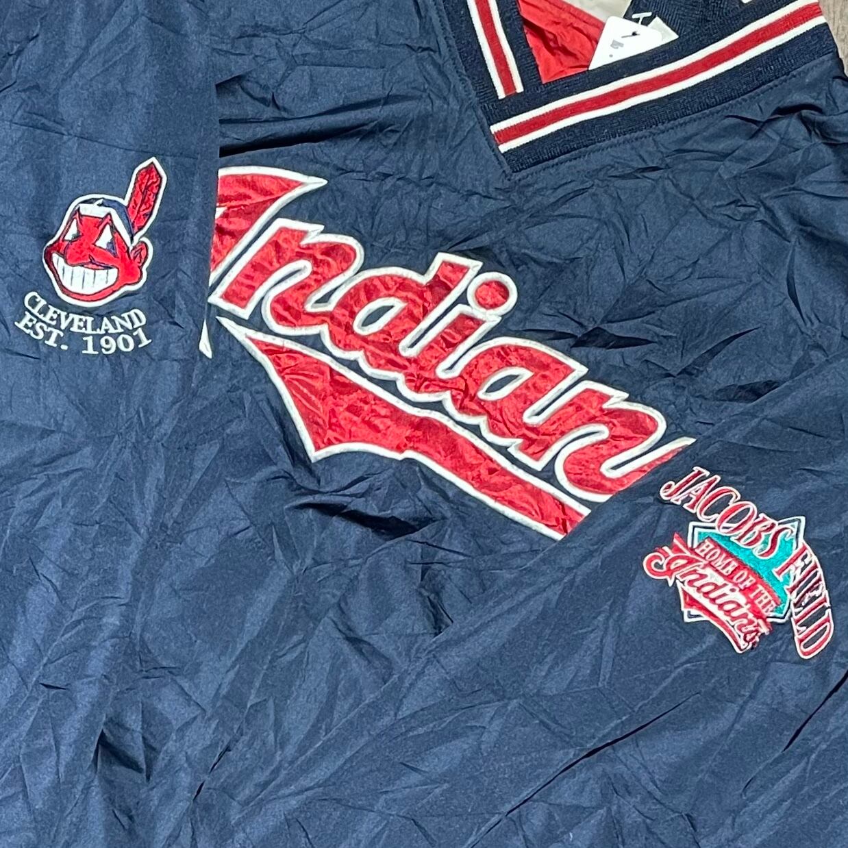 cleveland indians nylon sweat shirts