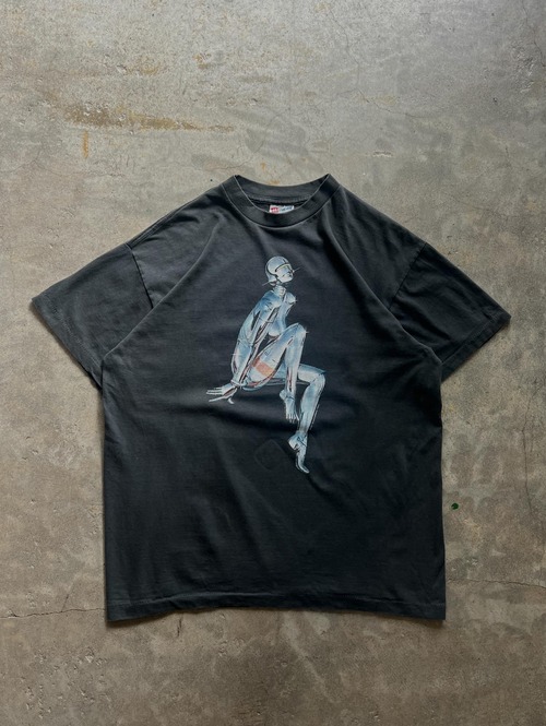 Hajime Sorayama 空山基 ロボットプリント Tシャツ L 黒