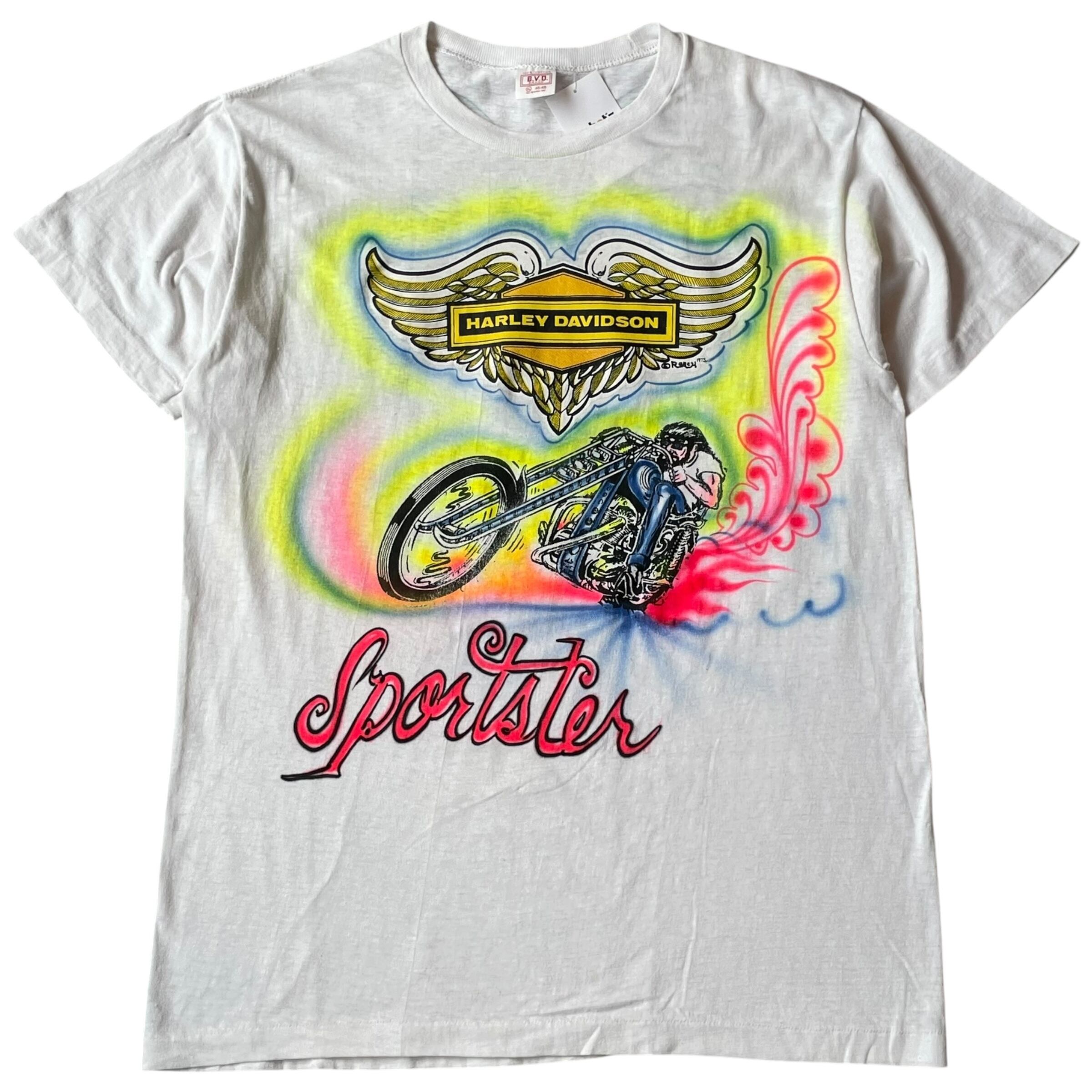 1973s Harley-Davidson "airbrush art" T-shirt