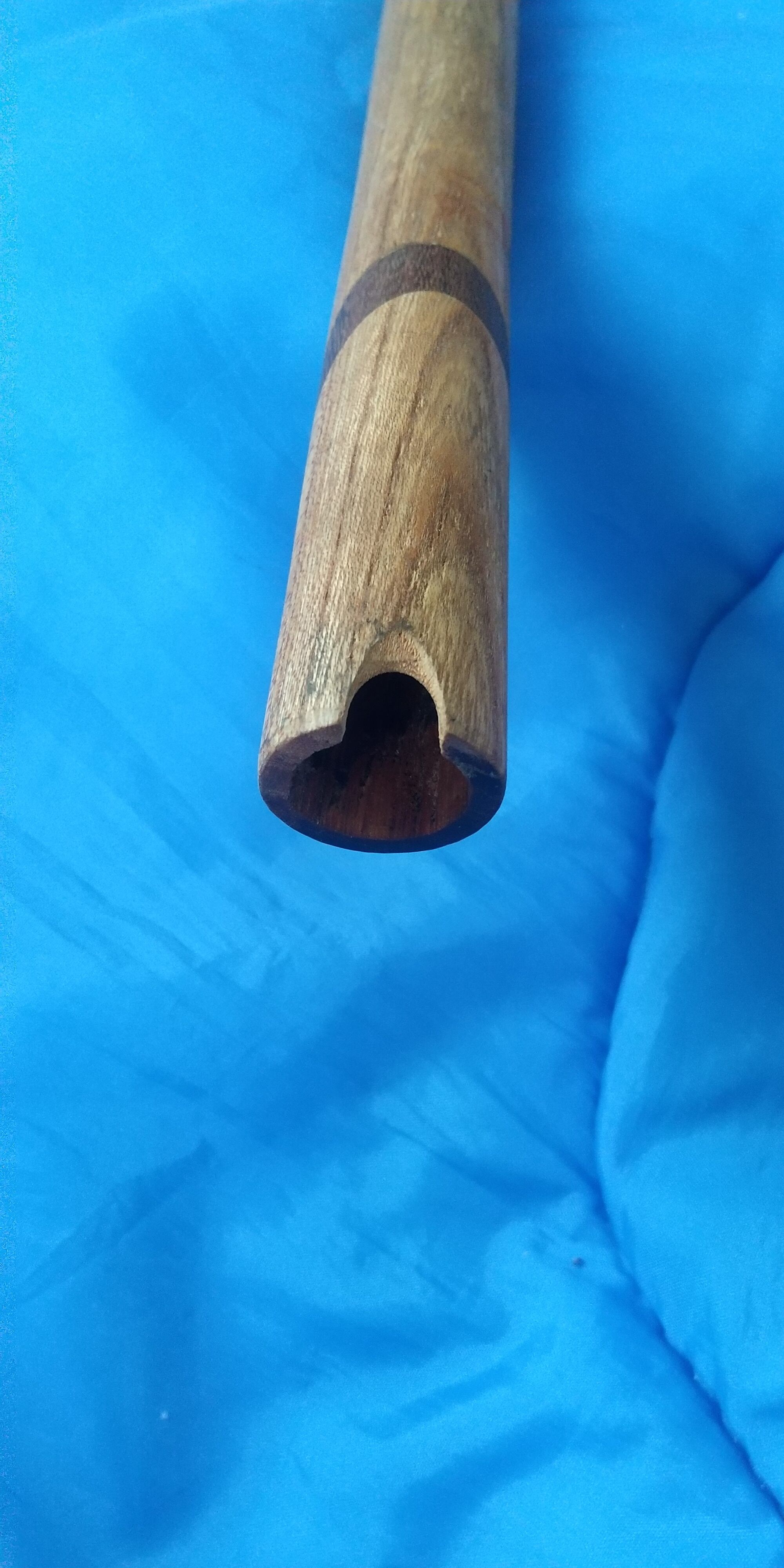 手作り木製ケーナG管