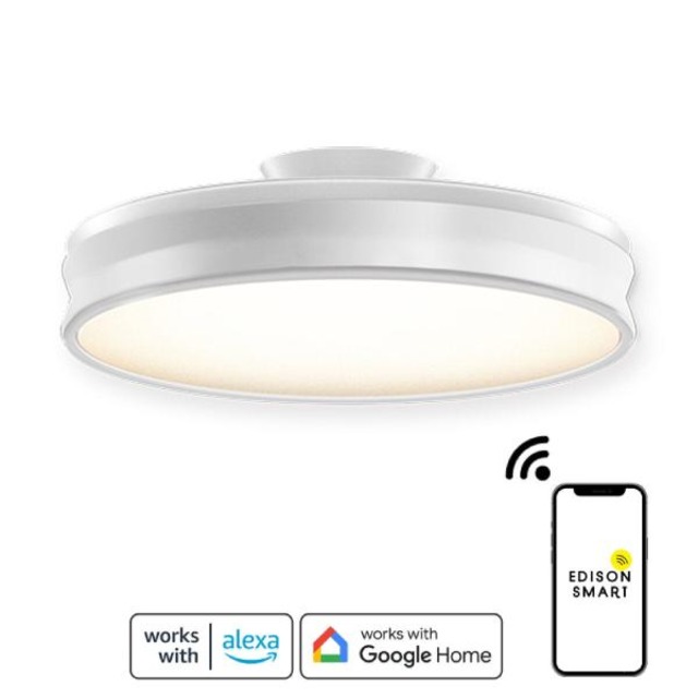 コストコ再販商品 Edison Smart（エジソンスマート）デュアルシーリングライト（無線式）ホワイトDBC-RF50BKWH