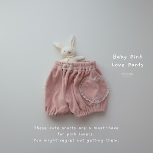 【即納】Baby Pink Love Pants