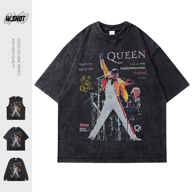 VINTAGE ストリート Queen バンドTシャツ T1019