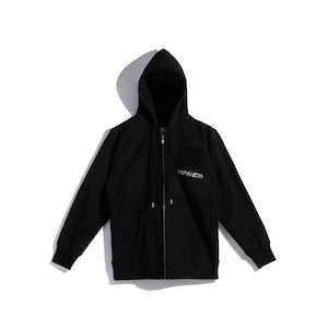 SALE 送料無料 【HIPANDA ハイパンダ】メンズ  ジップアップ フーディー スウェット MEN'S ZIP-UP  HOODIE SWEAT SHIRT / HEATHER WHITE・BLACK