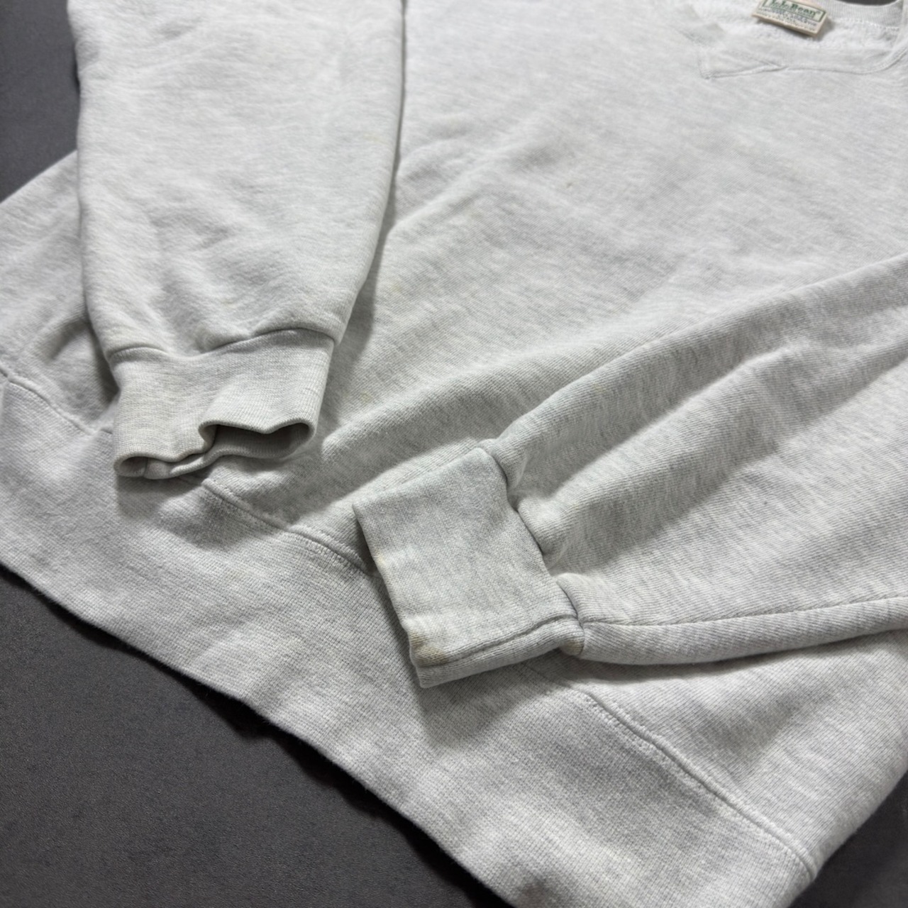 L.L.Bean × Russell 80s〜 sweatshirt solid gray L 古着 - 10