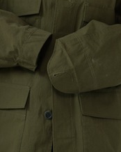 i’m here - Haoli Military Jacket :Khaki|フードストールドッキング/2WAY/ウェザークロス 入荷予定:2026.01.17(M 1点)