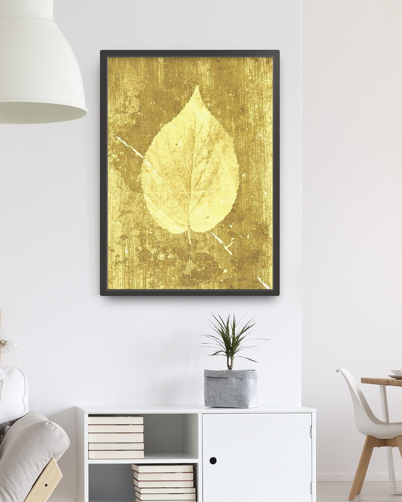 アートポスター / Golden leaf　eb093
