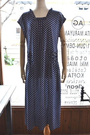 Bilitis dix-sept ans.(ビリティスディセッタン) 24S/S Square Frill Neck Dress(Dot)