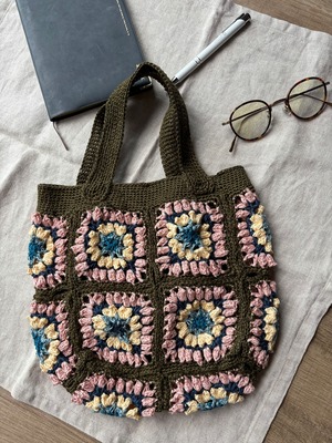 マーガレットバッグ　モスグリーン