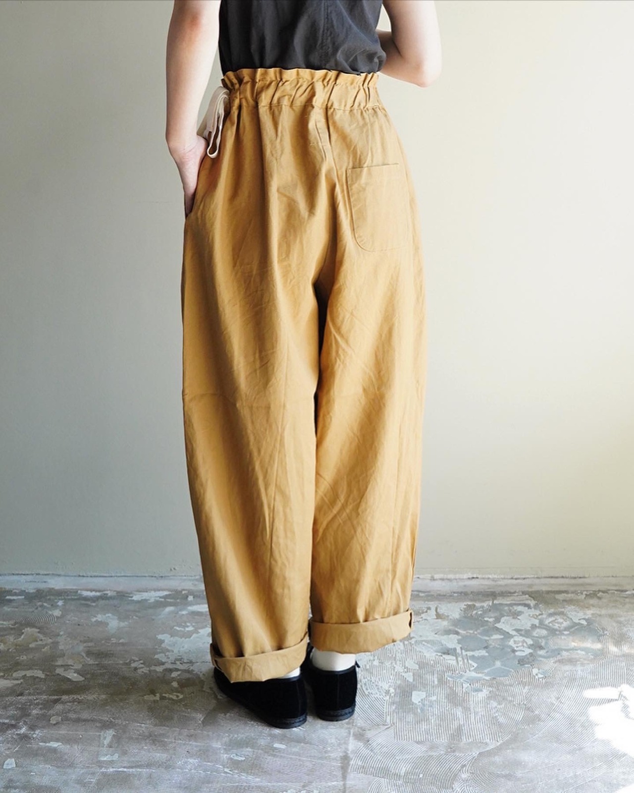 ROBE de PEAU 】SIDE RIBBON PANTS ［ R183 ］ サイドリボンパンツ 