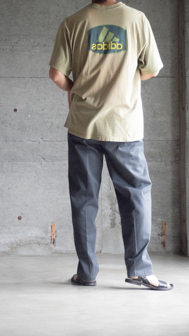 "adidas" 1990s MADE IN U.S.A. Performance logo tee