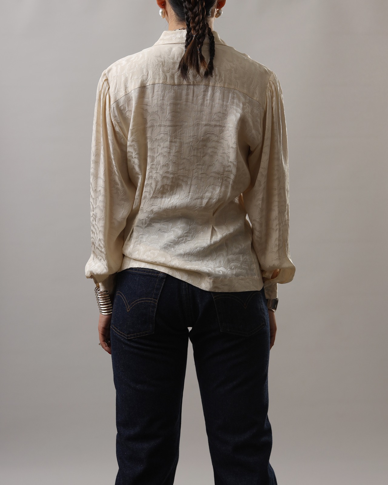 1980's Christian Dior / Jacquard Blouse