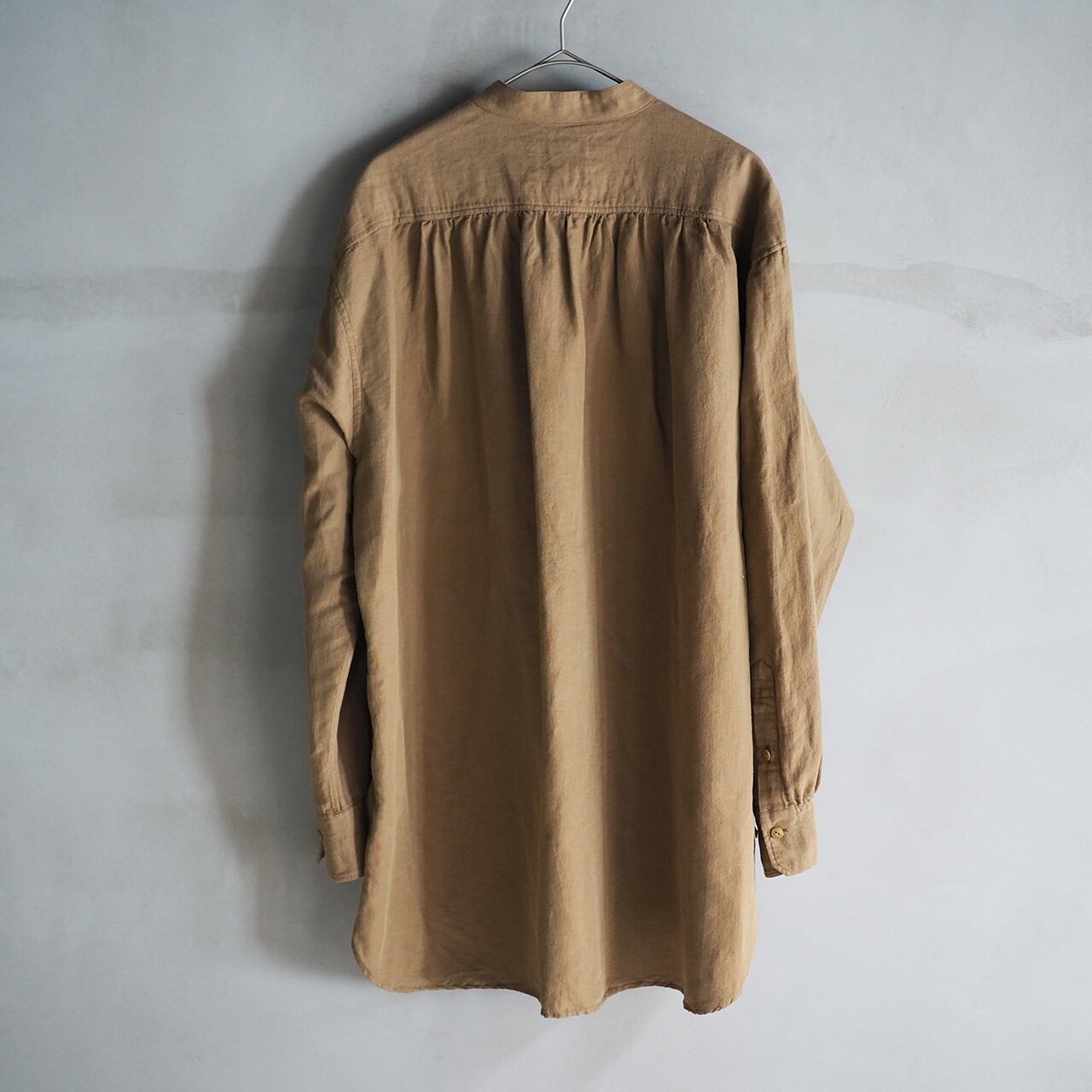 YOKO SAKAMOTO / GRANPA SHIRT COTTON+LINEN PANAMA | 洋服と工芸 omitsu