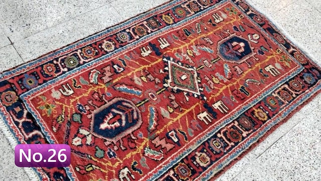 絨毯クエスト53【No.26】※現在、こちらの商品はイランに置いてあります。ご希望の方は先ずは在庫のご確認をお願いします。