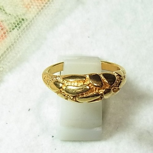 ゴールドトーンメタルのファッションリング　アクセサリーのセール通販　11172R