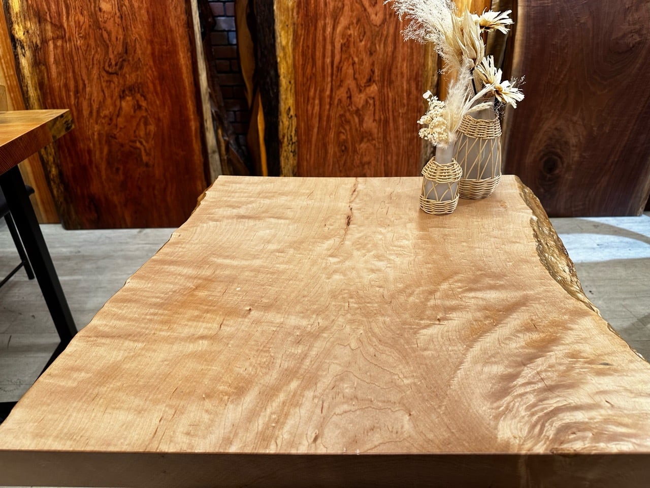 メープル_590×570-530-620×50_浅草本店_テーブル天板/一枚板 241445-2