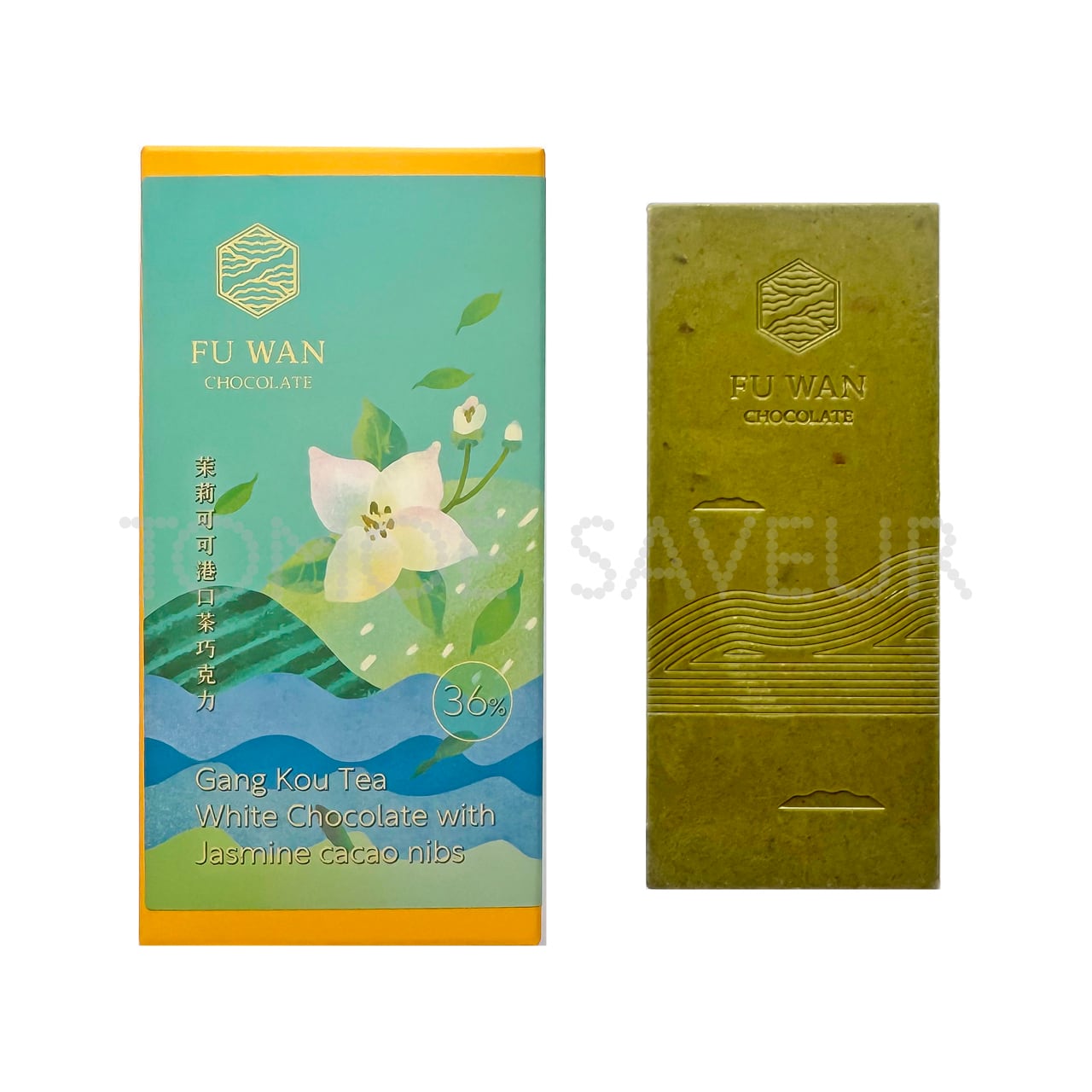 港口茶ホワイト&ジャスミンニブ〈フーワンチョコレート〉